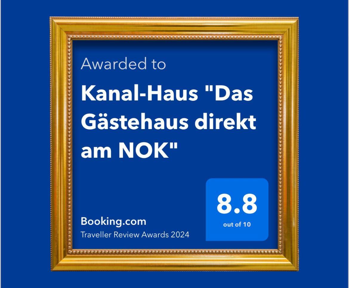 Kanal-Haus "Das Gaestehaus Direkt Am Nok" 奥斯特若菲尔德 外观 照片